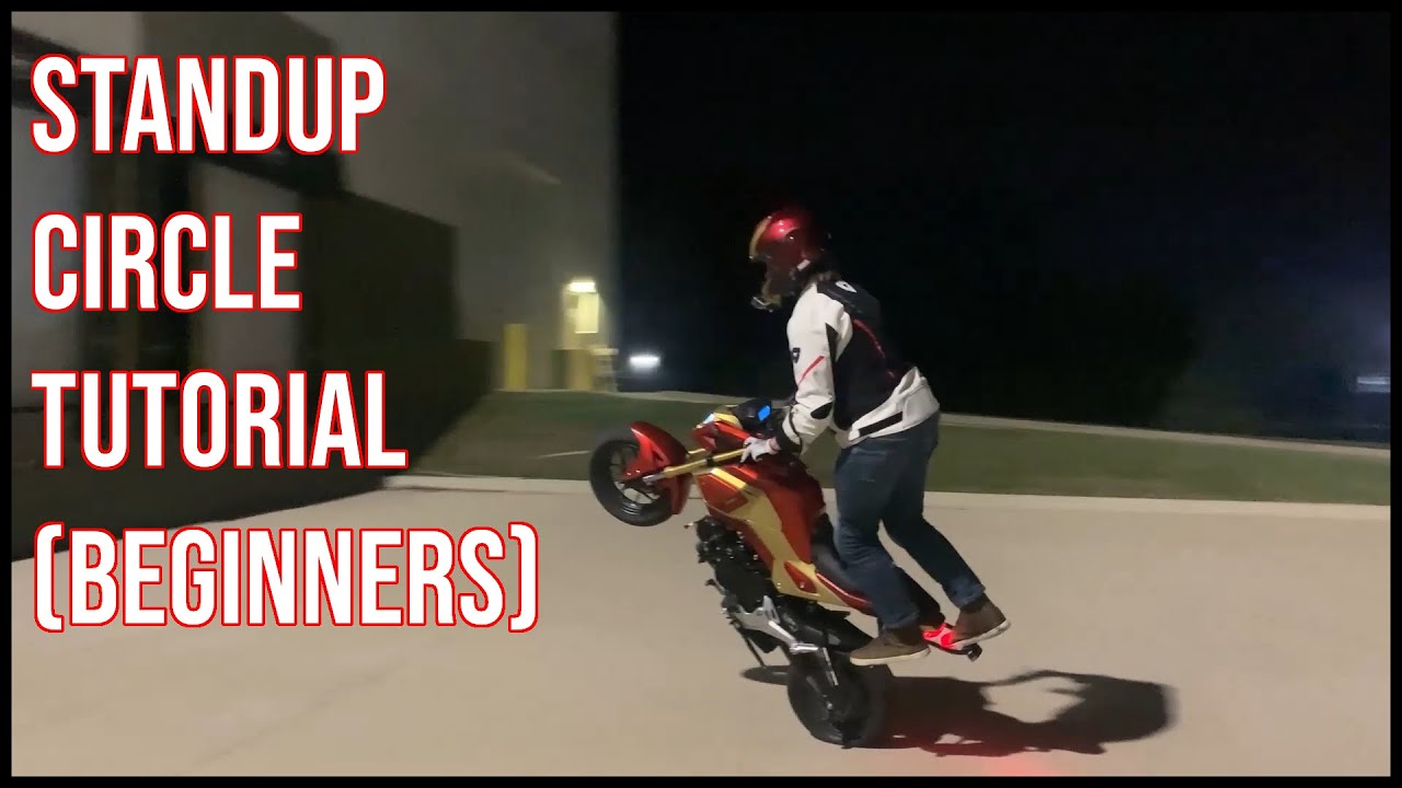 How to Start STANDUP CIRCLES on a Honda Grom