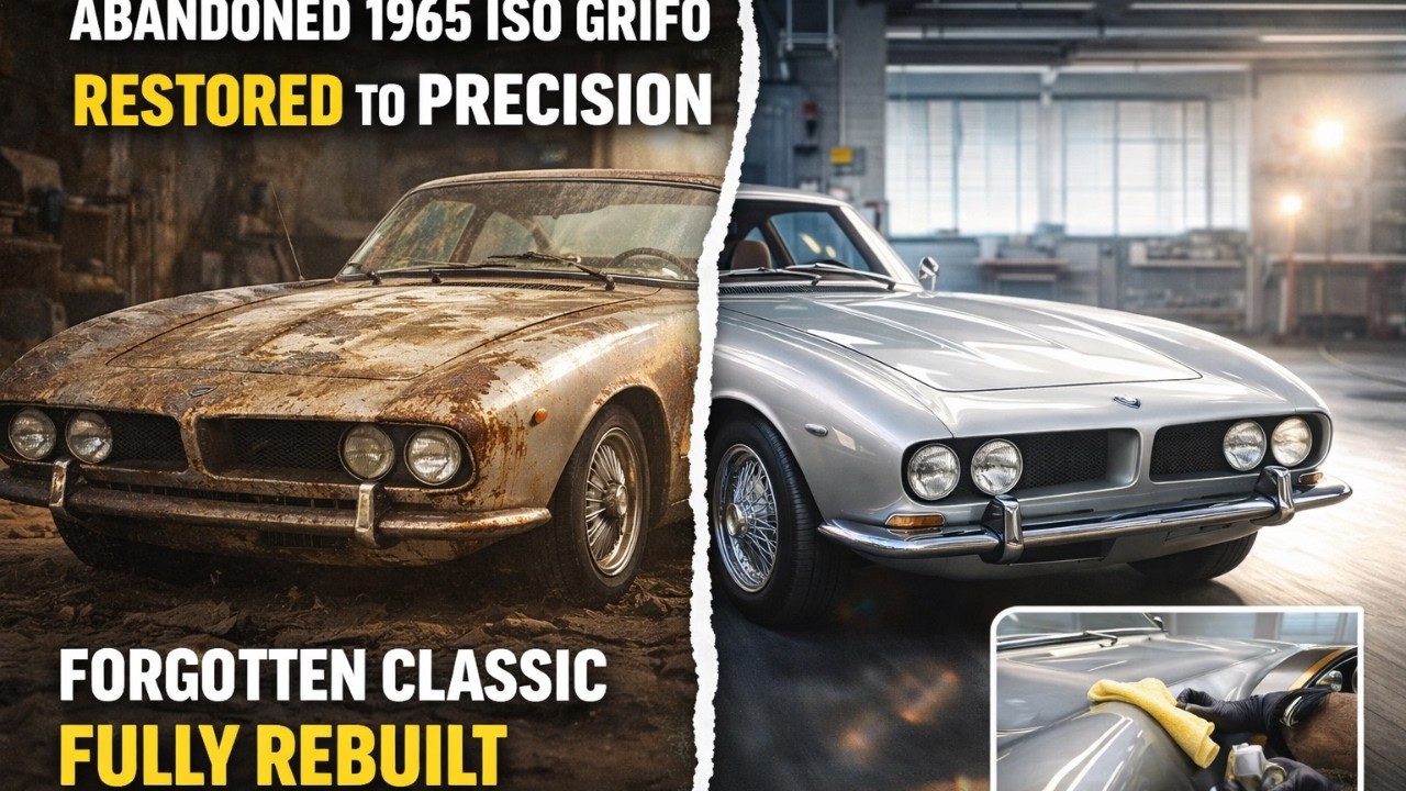 Abandoned 1965 Iso Grifo FULL Restoration | Extreme AI Car Rebuild (Cinematic ASMR)