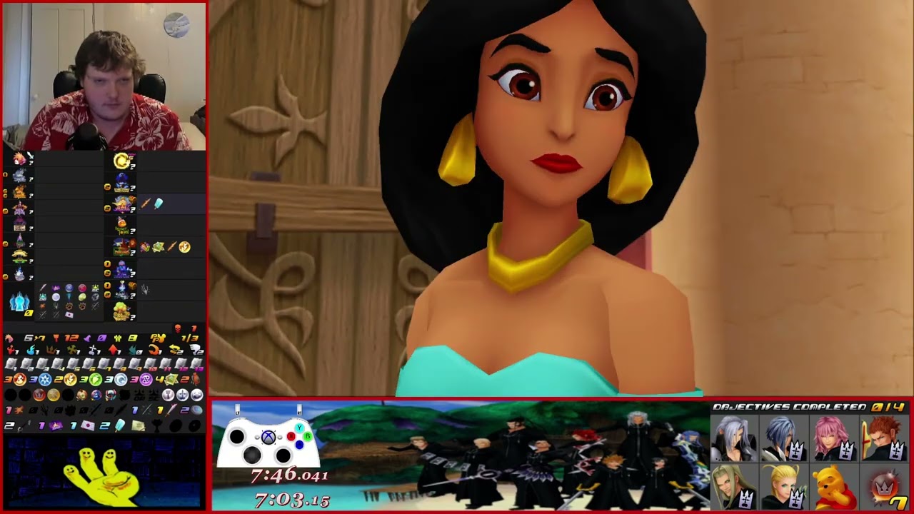Kingdom Hearts 2 Randomizer Hitlist! Sub 2 On the Easy Settings!
