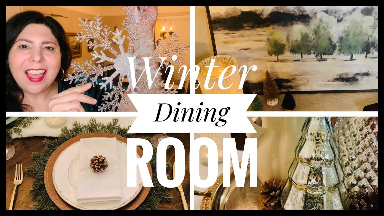2026 Home Reset 🏠 After Christmas Winter Decorating Ideas ❄️ Winter Dining Room Decorate With Me ❄️