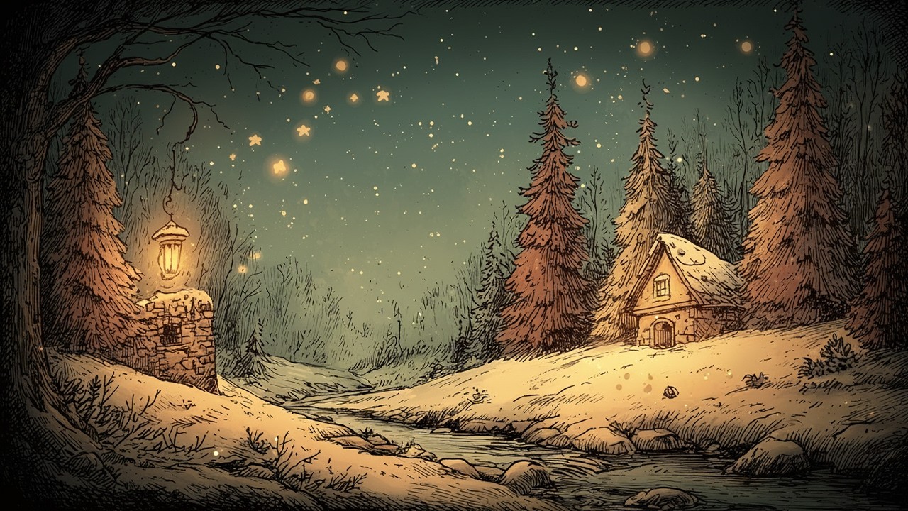 A Quiet Winter Day in the Woodland – Gentle Celtic Fantasy Music for Peaceful Moments