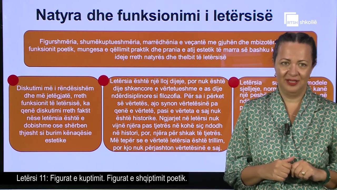 Figurat e kuptimit. Figurat e shqiptimit poetik |Letërsi 11