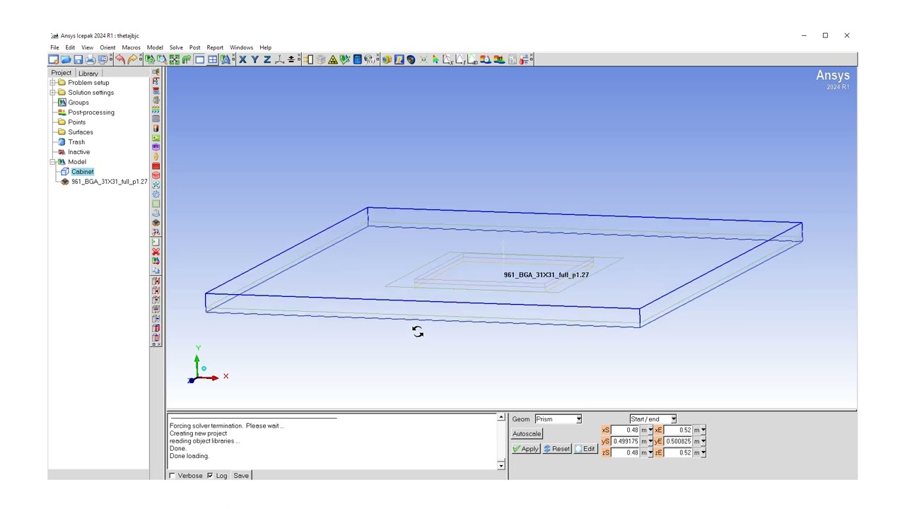 Calculation of Electronic Package Thermal Resistance with Ansys Icepak