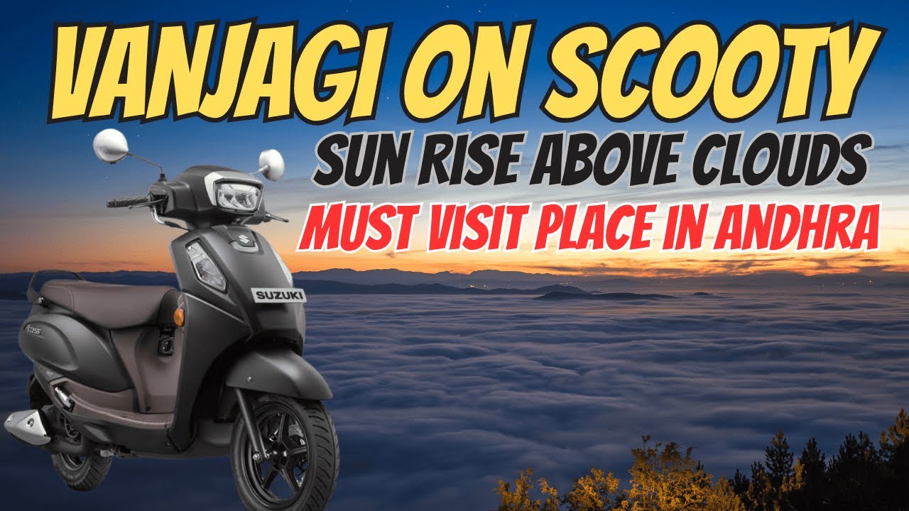 Vanjangi on Scooty 🛵 | Sunrise Above Clouds 🌤 | Hidden Hill Viewpoint in Andhra You Must Visit!