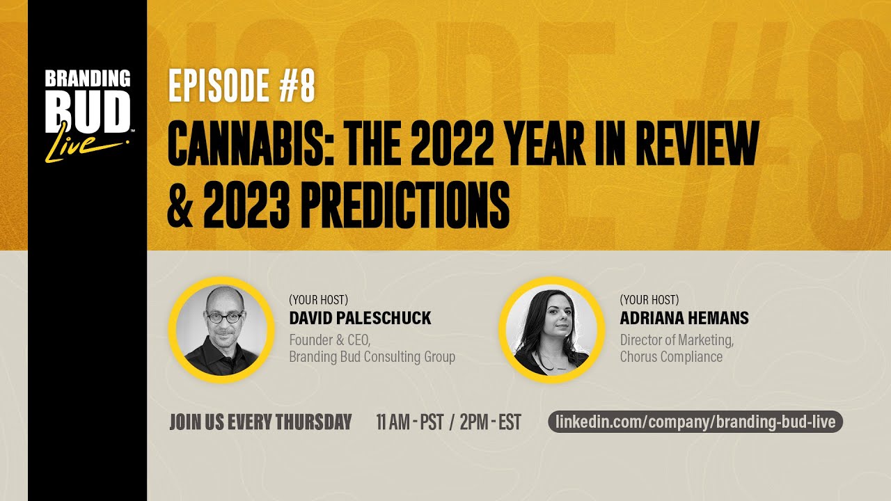 Top 10 Cannabis Moments of 2022 and Predictions for 2023 | Branding Bud Live | Episode 8