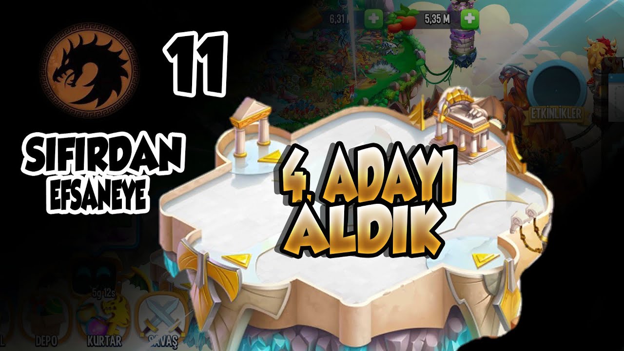 4. ADAYI SATIN ALDIM / 0'DAN EFSANEYE DRAGON CİTY 11 #DRAGONCİTY