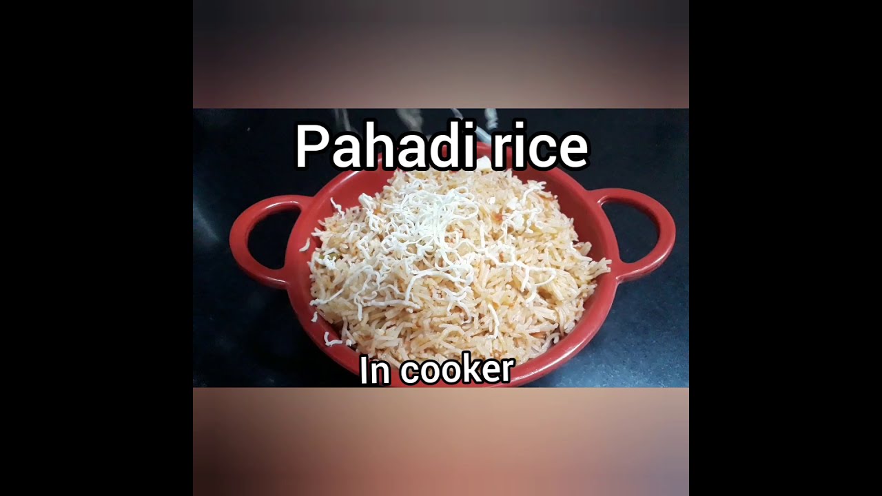 Pahadi rice/ in cooker/ veg portuguese rice