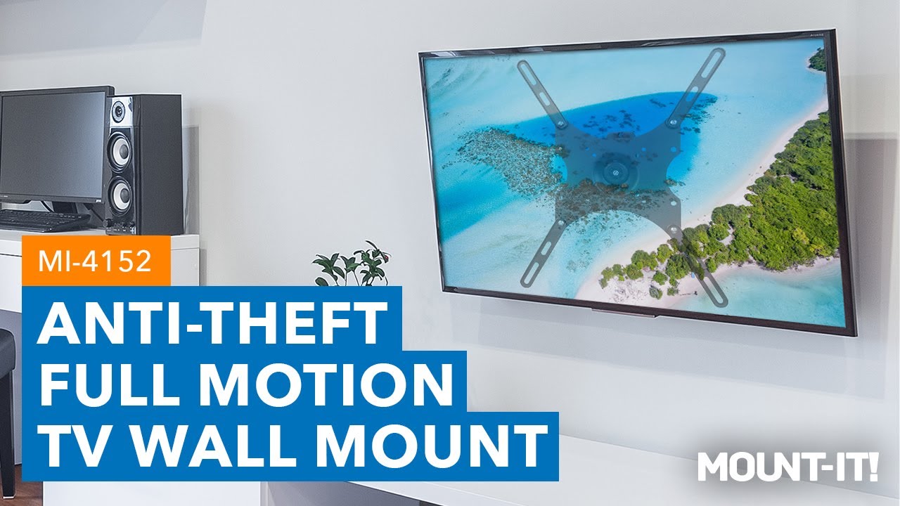 Anti-Theft Full Motion TV Wall Mount | MI-4152 (Features)