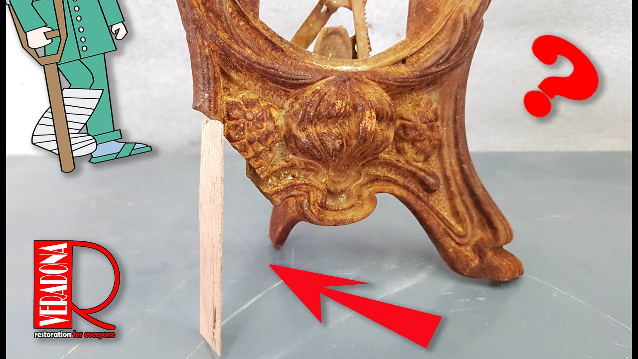 Rusty torso of kitchen scales - Restoration