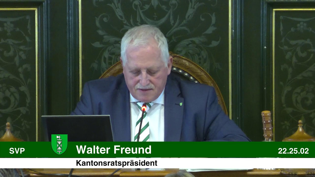 Sommersession des Kantonsrates - Dienstag, 3. Juni 2025