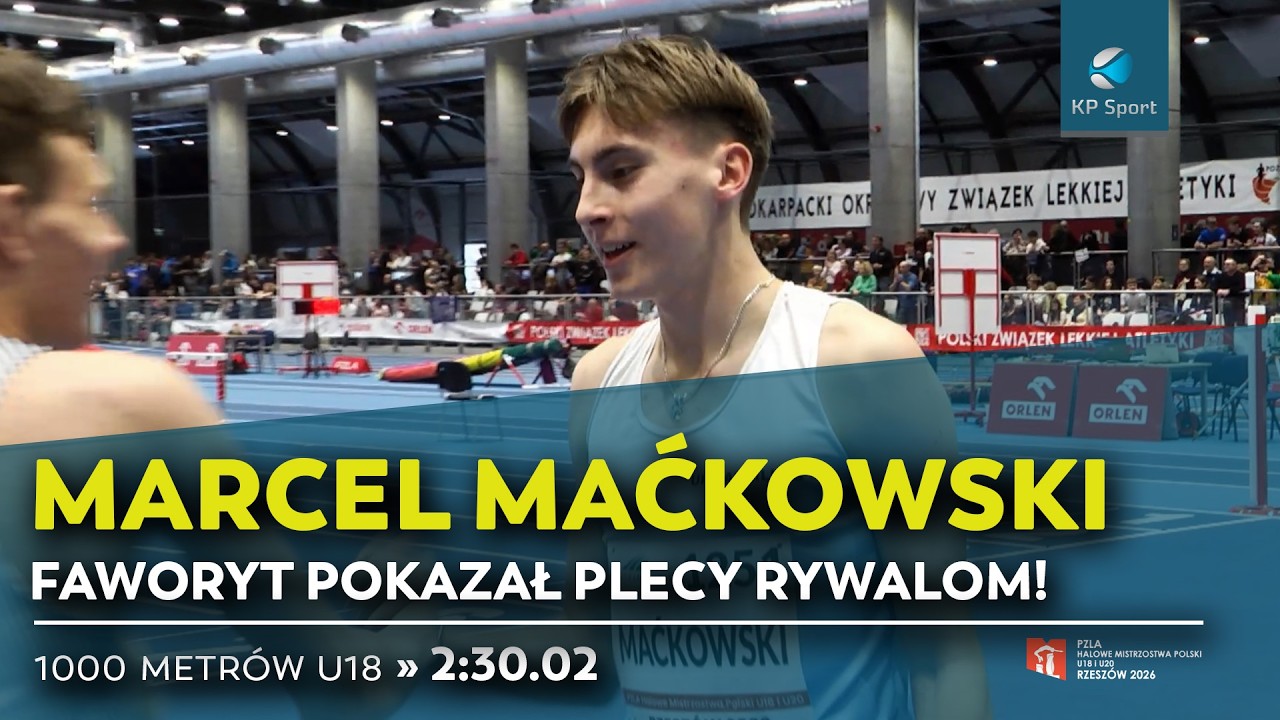 Ultraszybki finisz i pewne złoto! MARCEL MAĆKOWSKI - złoty medal HMP U18 & U20 Rzeszów 2026