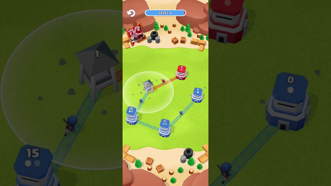 Tower War Gameplay - Level -04 @TheCloudGamingIndia