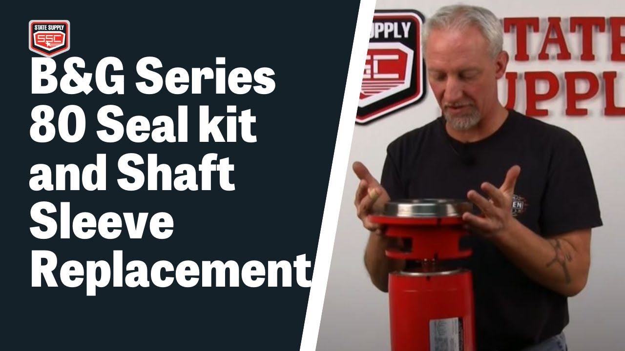 How to Replace a Seal Kit and Shaft Sleeve on a Bell & Gossett Series 80 Pump