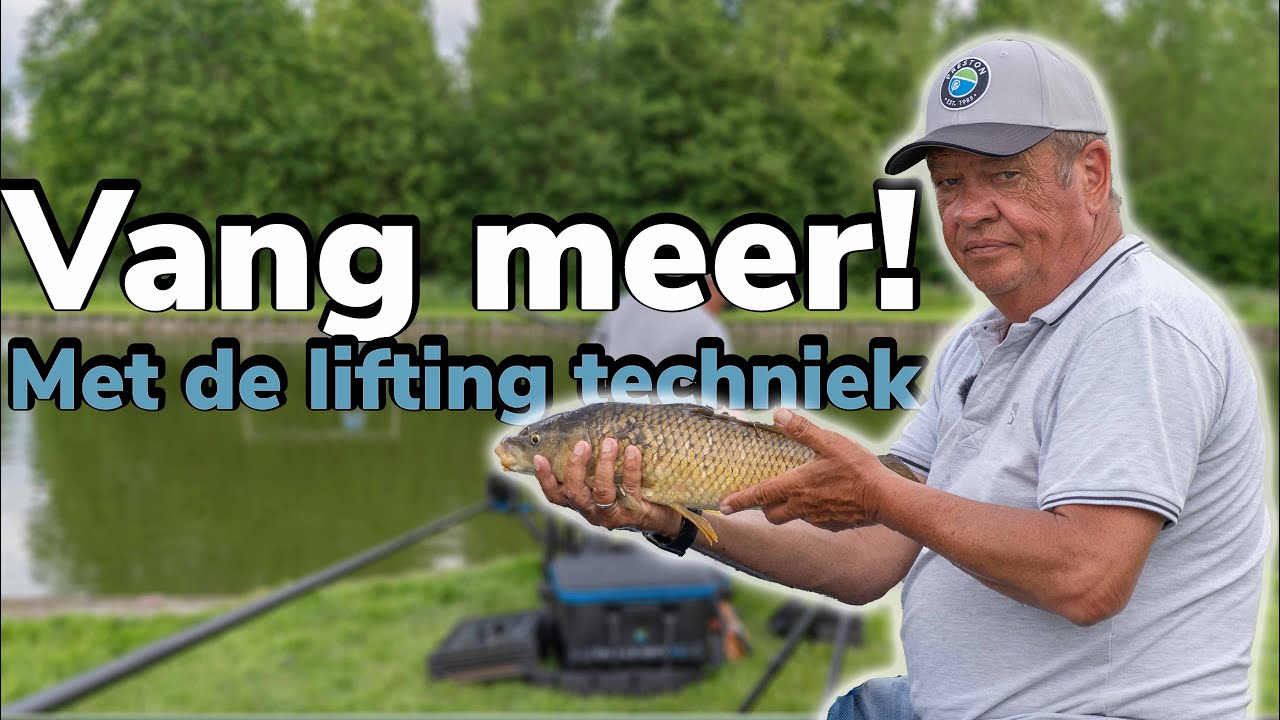 Karpervissen met de vaste hengel, lifting techniek in detail |  Walter Lens