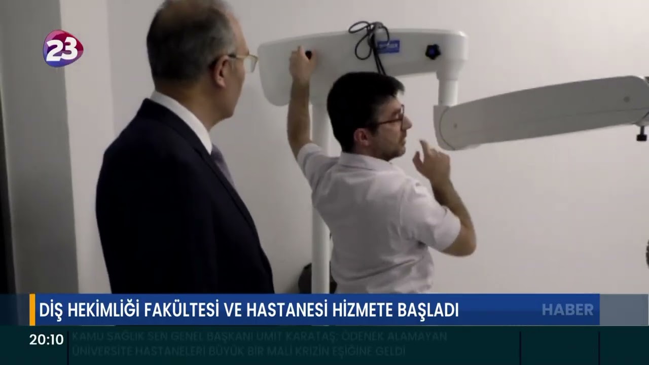 DİŞ HEKİMLİĞİ FAKÜLTESİ VE HASTANESİ HİZMETE BAŞLADI