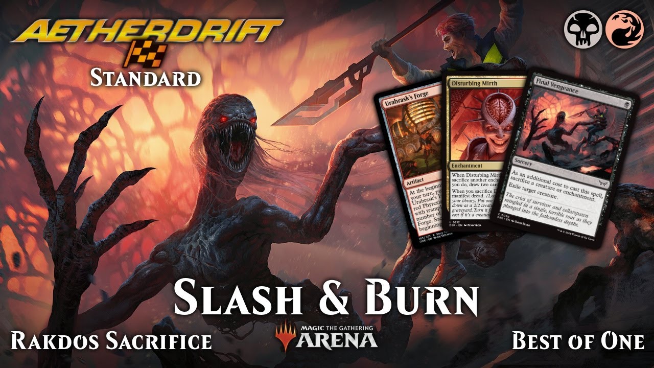 ⚫🔴 RAKDOS SACRIFICE | Aetherdrift Standard Magic the Gathering Arena Bo1