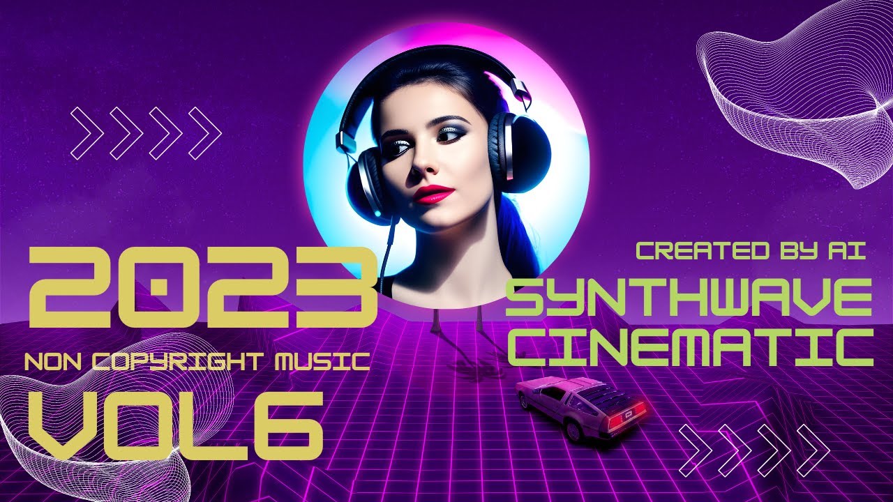 SYNTHWAVE Cinematic vol_6 (2023 AI MUSIC) AI generated no NC //Епічний сінтвейв без АП для стрімів