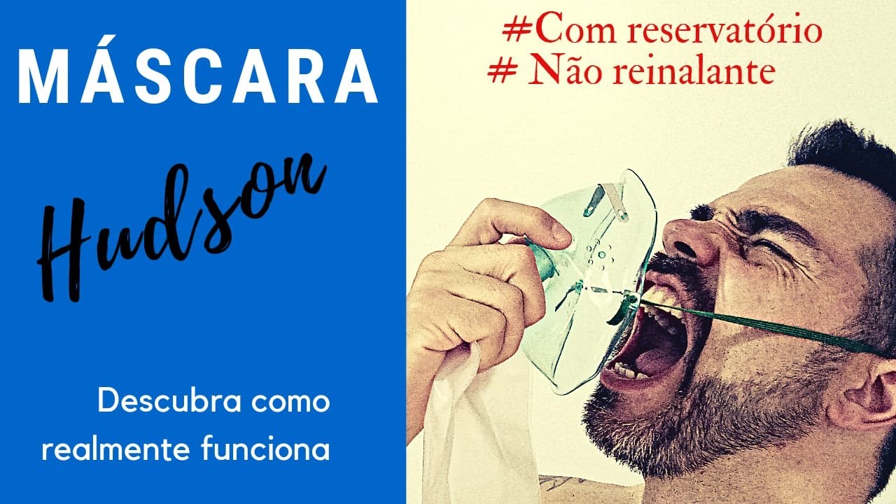Máscara de Hudson - Com reservatório - Não Reinalante