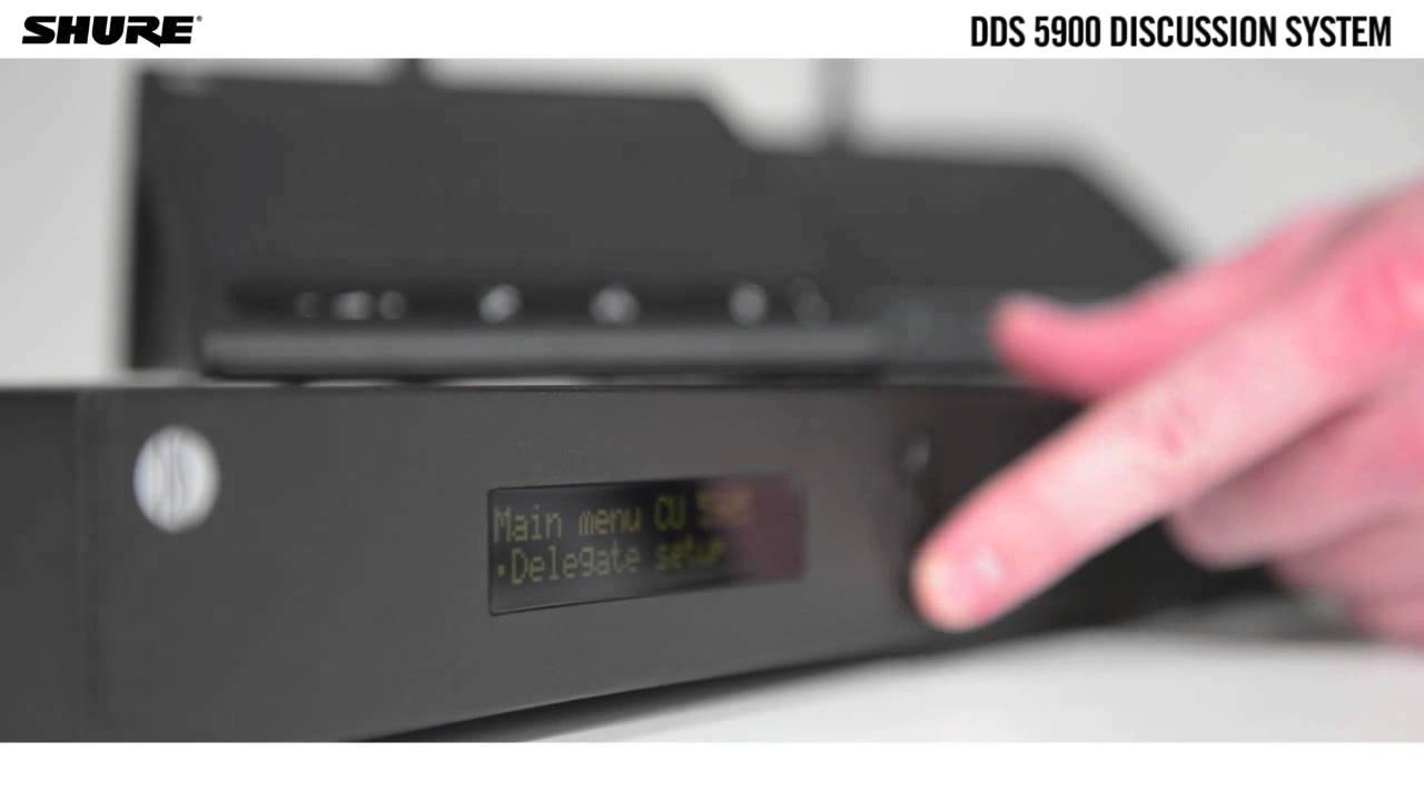 SHURE DIS DDS 5900 Digital Discussion System Overview - VISITELECOM