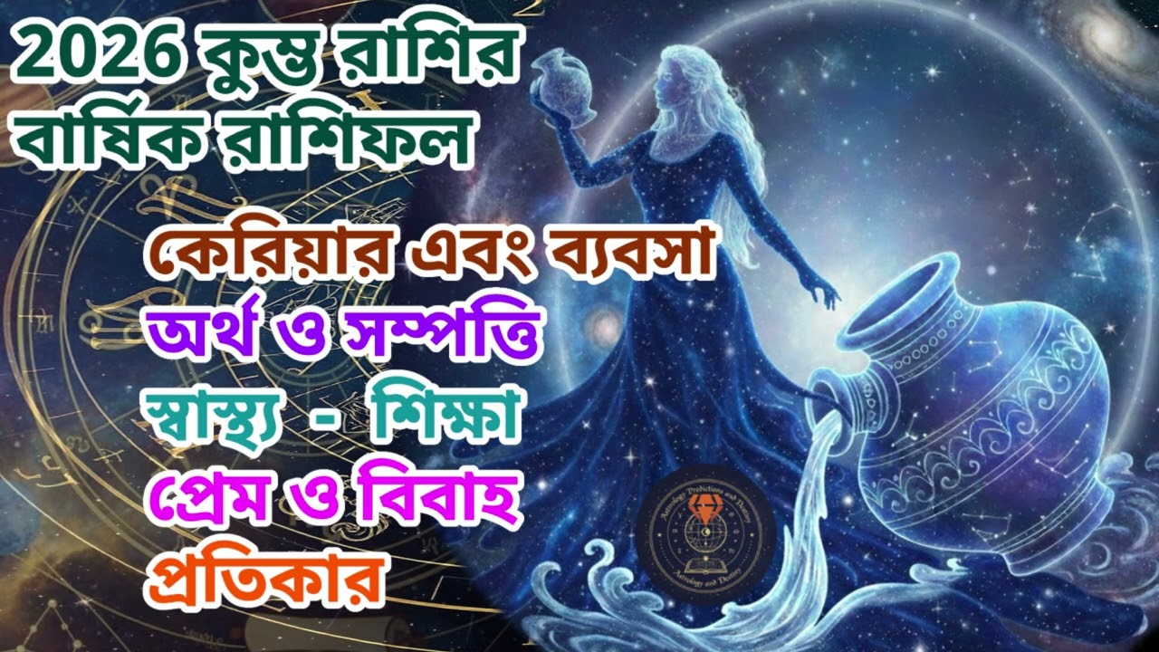 Kumbha Rashi Varshphal 2026 |  কুম্ভ রাশির 2026 কেমন যাবে | Kumbha Rashifal 2026 | Aquarius 2026
