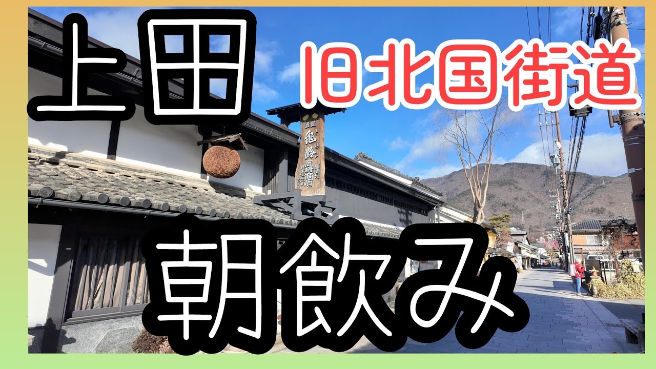 信州上田柳町ひとりぶらり【朝飲み🍻】　信州亀齢と美味だれ焼き鳥