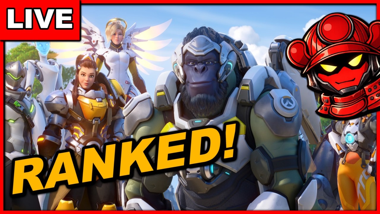 🔴 Overwatch Ranked LIVE: Plat 2 Flex Push to Plat 1/Diamond!
