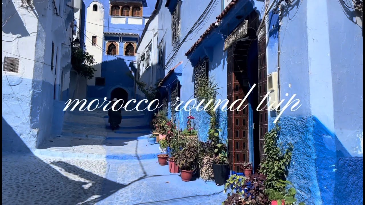 morocco vlog - travelling around, the blue city& ceramic factory in fés