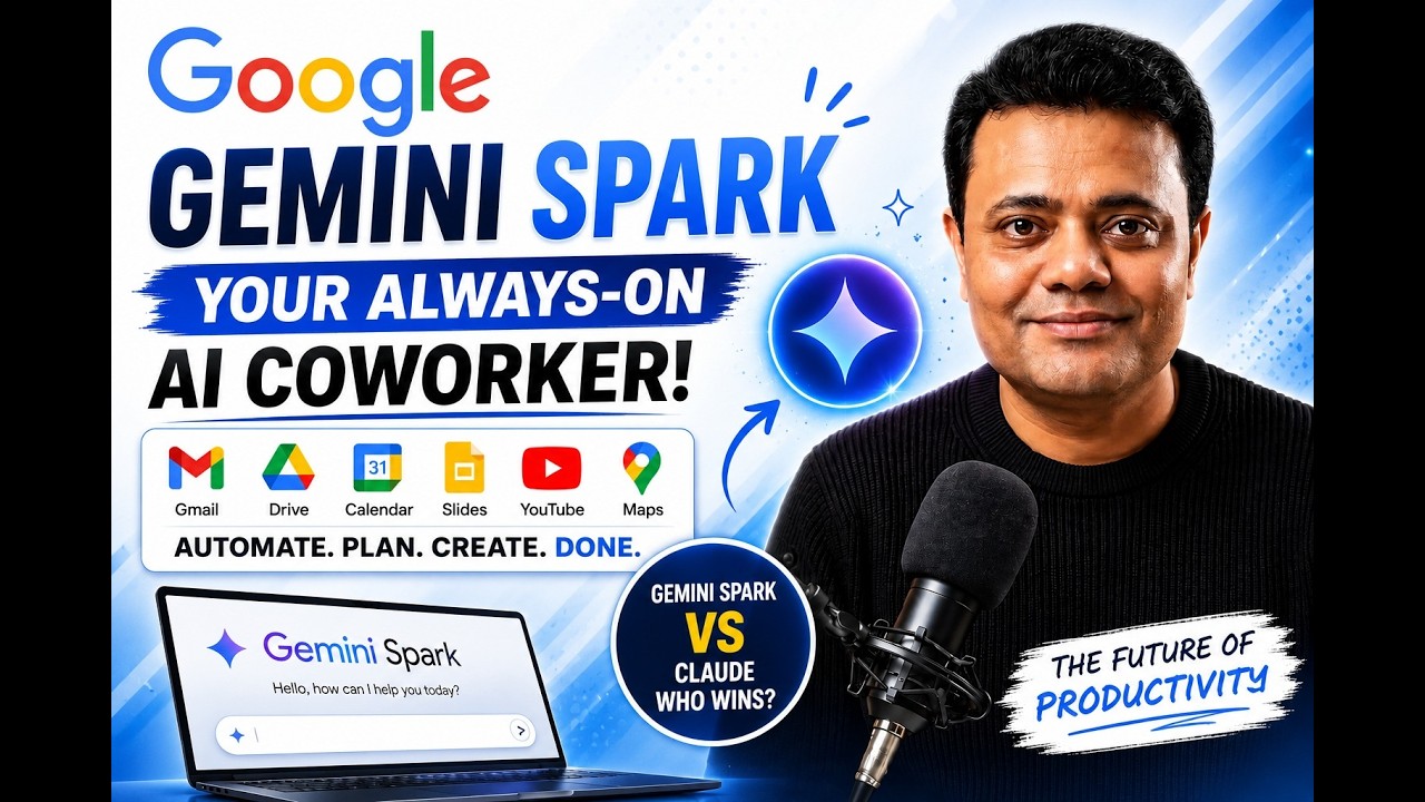 AI News Update: Google Gemini Spark Is Your Always-On AI Coworker (Gemini vs Claude)