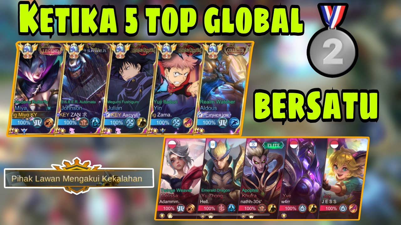 MUSUH AUTO SUREN KETEMU 5 TOP GLOBAL‼️