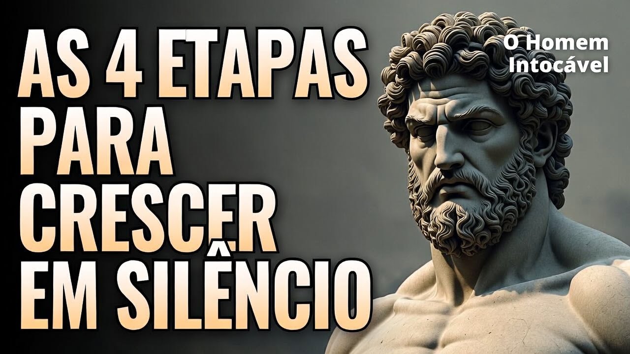 AS 4 ETAPAS PARA CRESCER EM SILÊNCIO! FIQUE INVISÍVEL, SUMA, ESTUDE E TREINE | ESTOICISMO