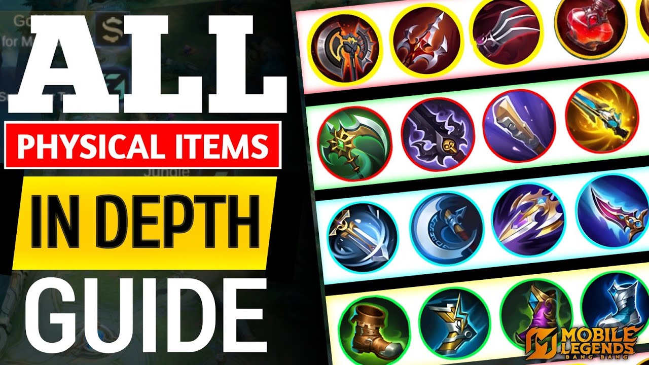 PHYSICAL ITEMS EXPLAINED | MOBA LEGENDS 5V5/MLBB