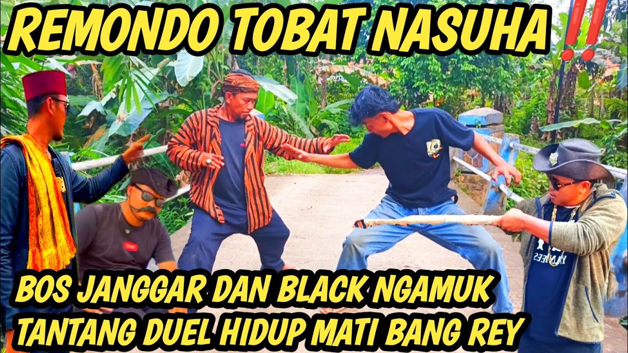 BANG REY LAMPUNG TERBARU REMONDO TOBAT NASUHA‼️BOS PREMAN BLACK ANCAM PENGGAL KEPALA KI SLAMAT