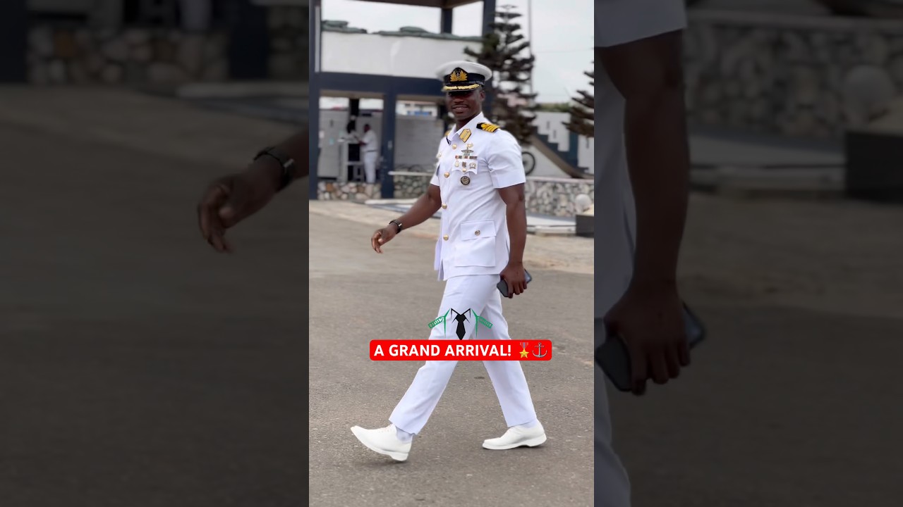 HONOUR, DISCIPLINE & COMMAND! 🎖️🇬🇭 | Senior Officers Arrive at Tema Naval Base