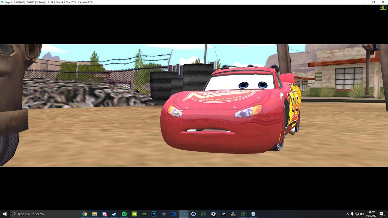 Cars: The Video Game GameCube Modding: Unused/unfinish Cutscenes but in-game.