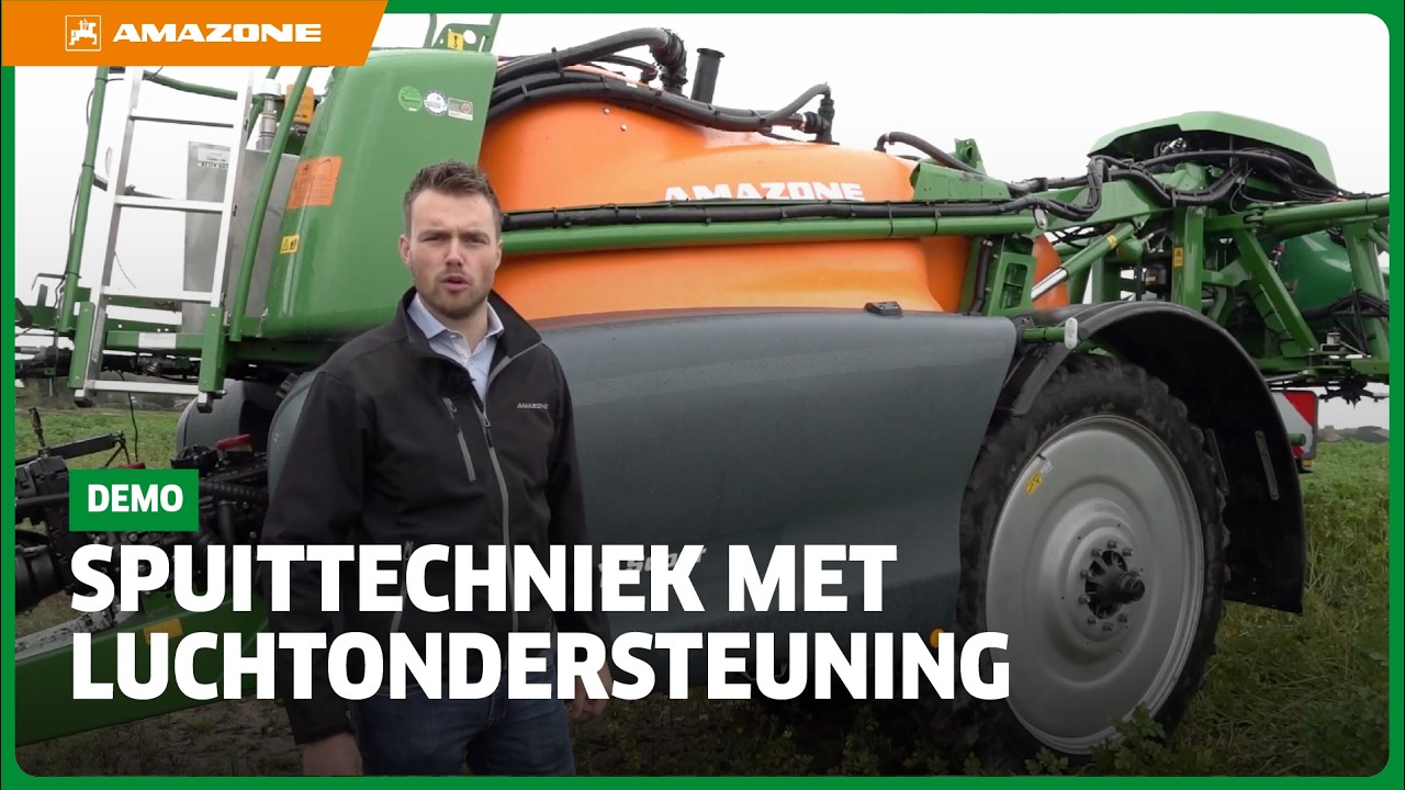 AMAZONE spuittechniek met luchtondersteuning