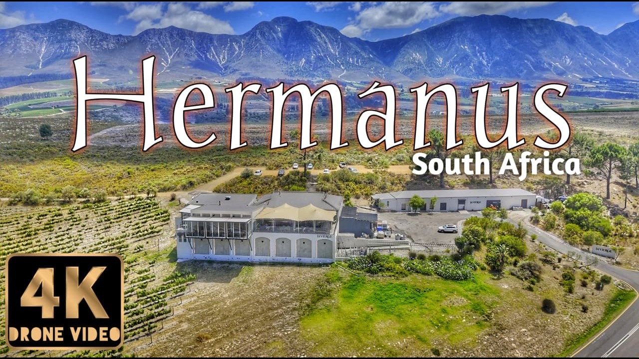 Hermanus 4K HDR Drone Tour: Coastal Cliffs, New Harbor & Wine Hopper Vineyards