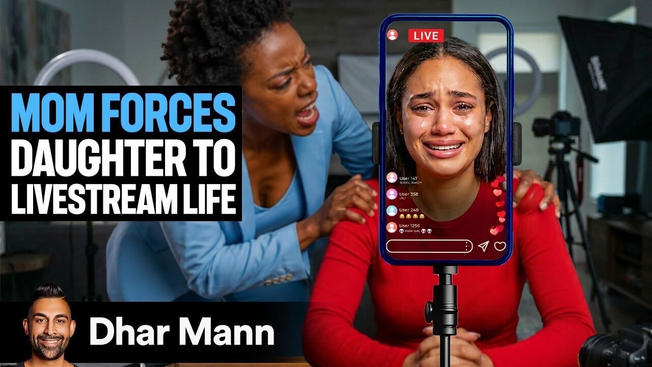 Мать заставляет дочь вести прямые эфиры о своей жизни | Dhar Mann Studios