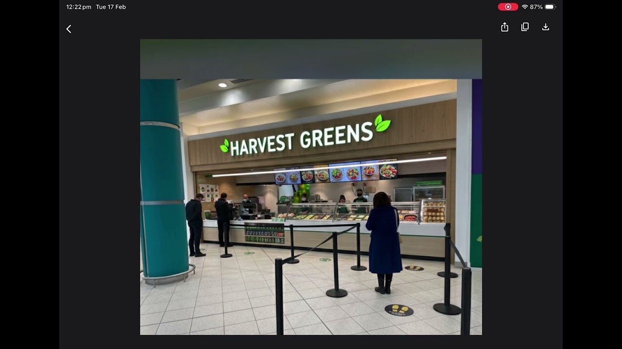 This is what it looked like if Hervest Greens opened up at Quayside media city uk 