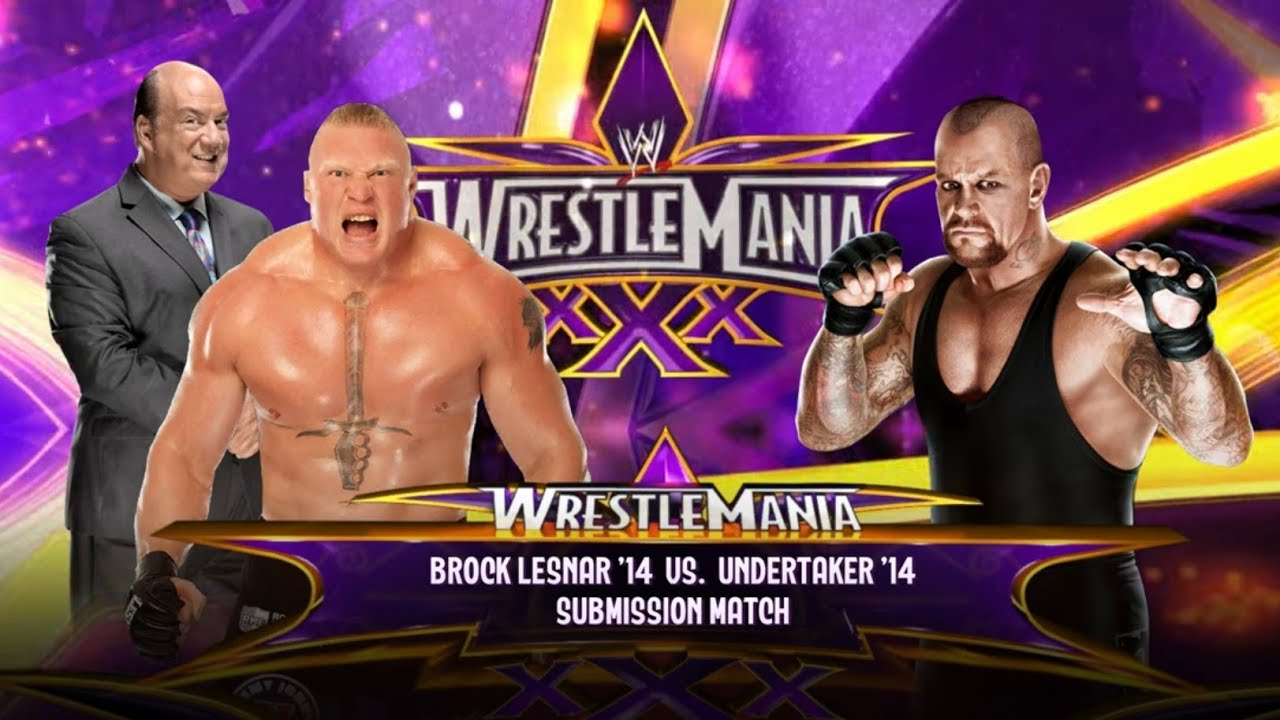Full Match - Brock Lesnar '14 vs Undertaker '14: Submission Match at Wrestlemania 30 | WWE 2k24 