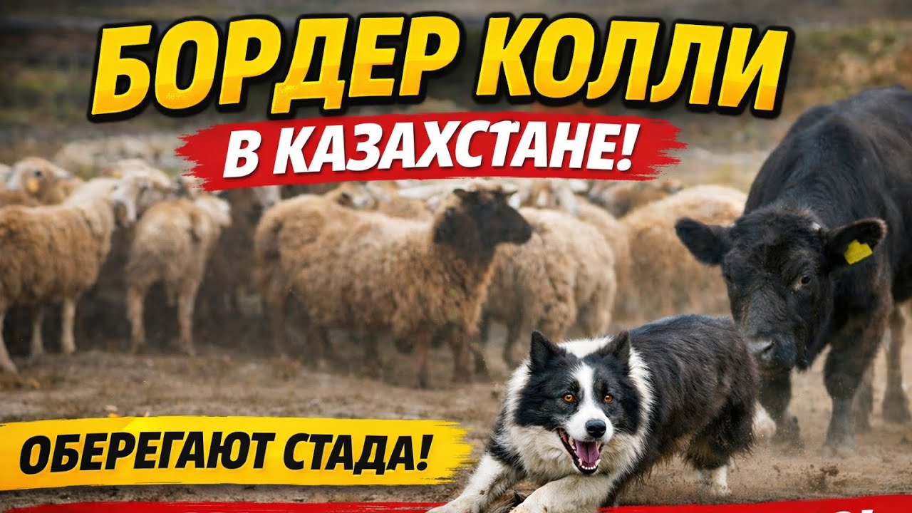 Самая умная собака в мире? Бордер-колли пасут стада в Казахстане | Интервью