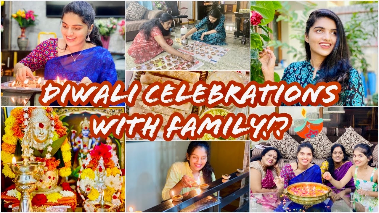 Diwali Celebrations with Family!?|Best Diwali & Going to New House|Pooja,Diya and More|DiwaliVlog||