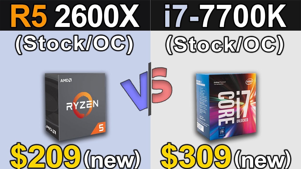 R5 2600X vs i7-7700K | Which is Better Value For MONEY...???