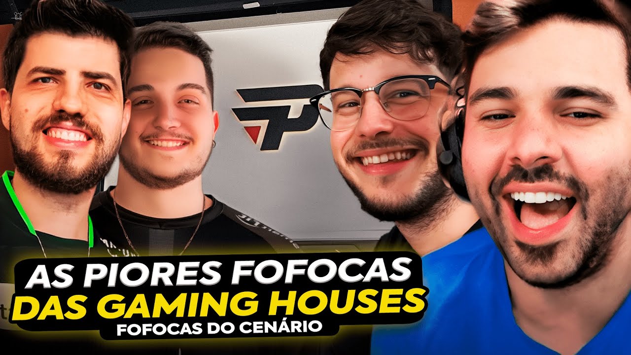 🚨 AS GAMING HOUSES ERAM NOJENTAS!? BANHO S&Oacute; DE CHINELO! MINERVA FOFOCANDO COM PRO PLAYERS