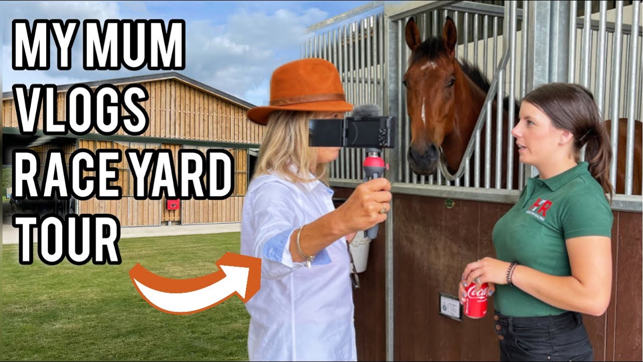 MUM VLOGS RACE YARD TOUR | Harry Fry Racing #NationalRacehorseWeek