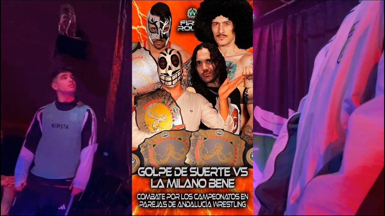Golpe De Suerte VS Milano Bene (Andalucia Wrestling Tag Team Championships) - ANDALUCIA WRESTLING