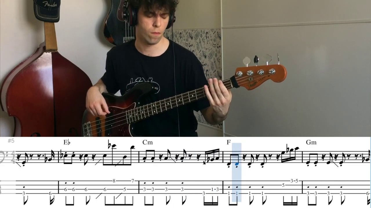 The Weeknd - In Your Eyes [Bass Cover] + TAB