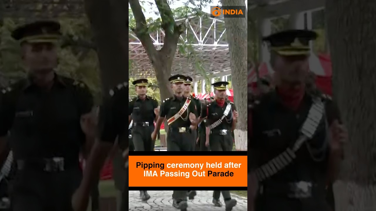 Pipping ceremony held after IMA Passing Out Parade