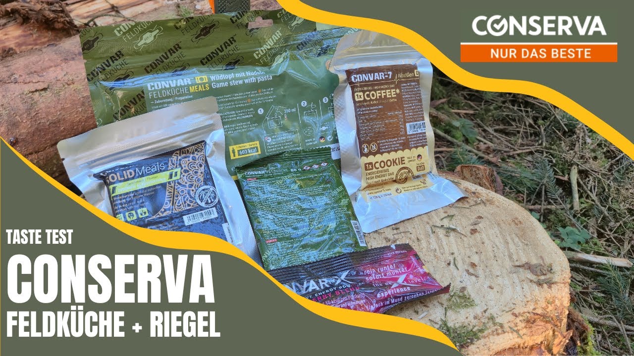 CONVAR Test – Feldküche Wildtopf & Solid Meals Energyriegel im Test! | Survival & Outdoor Buddy