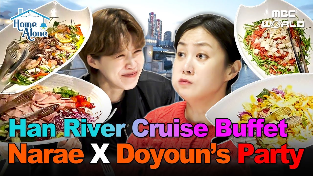 [Sub] From Cruise Performers to VIP Diners, Narae & Doyoun&rsquo;s Buffet Takeover! #ILIVEALONE #PARKNARAE