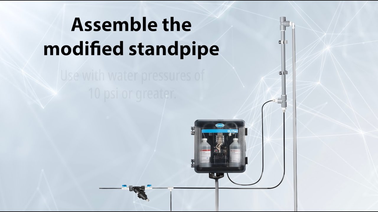 Installation with modified standpipe